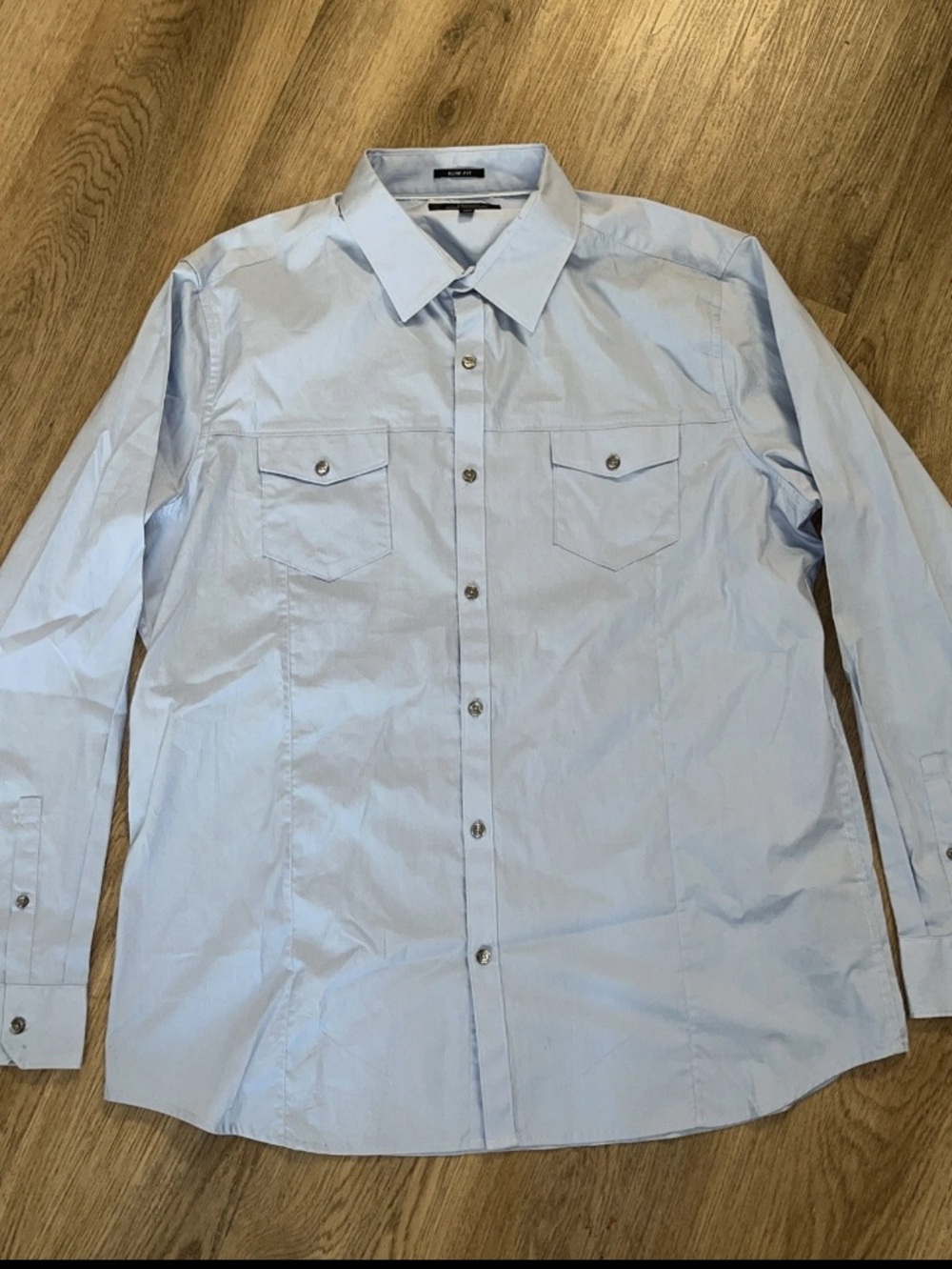 Marc Anthony Light Blue Button-Up Dress Shirt